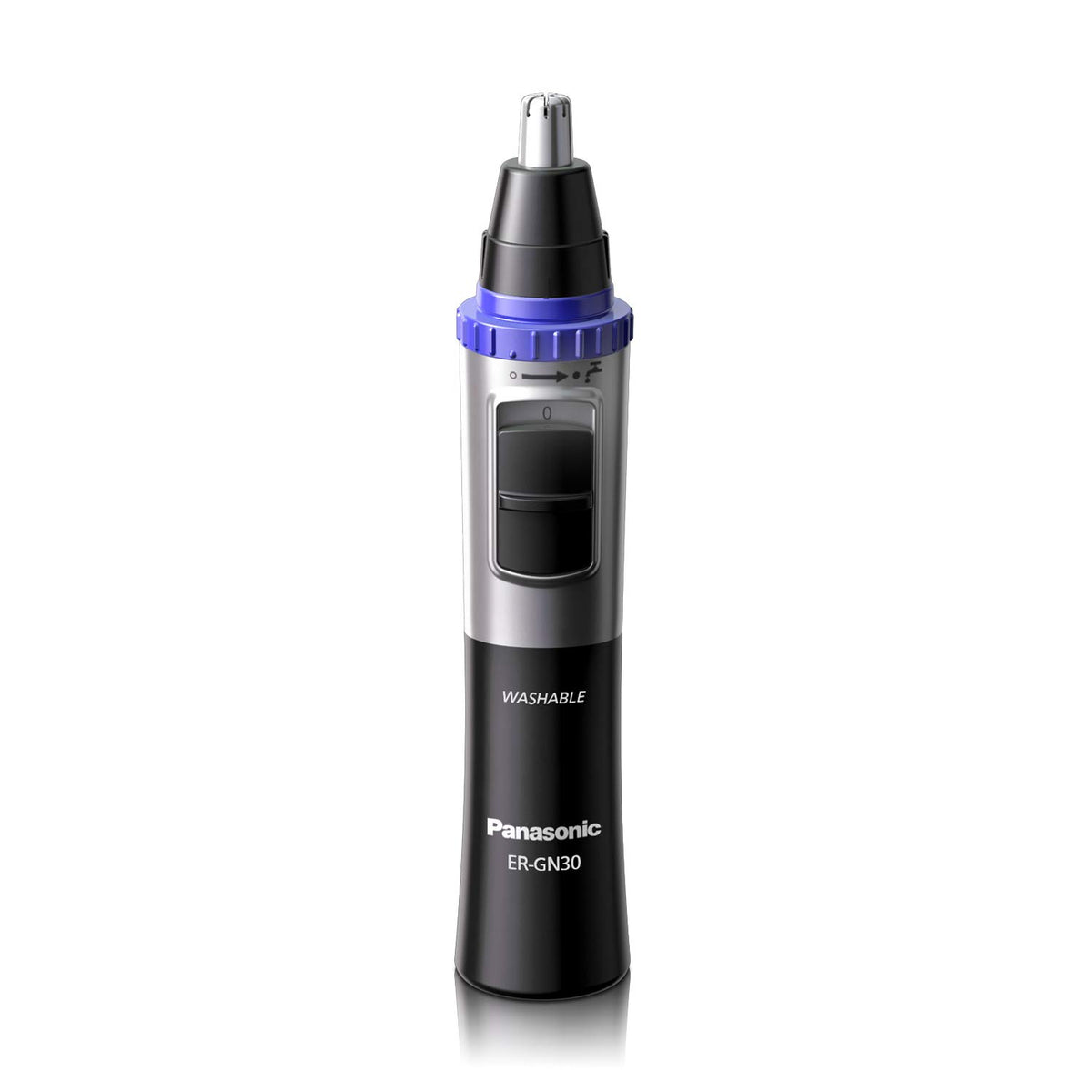 Panasonic Wet/Dry Nose & Ear Hair Trimmer with Vortex Cleaning System-ER-GN30