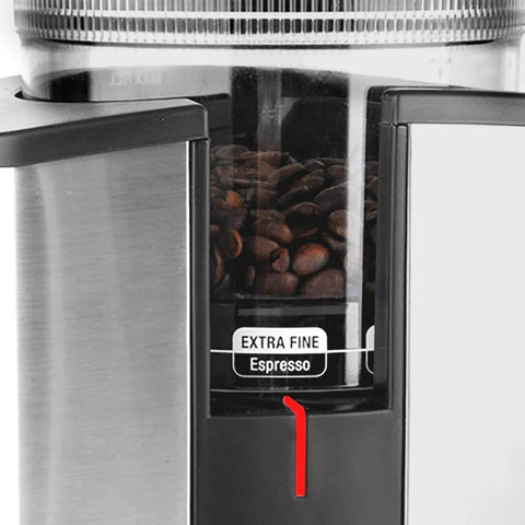 Gastroback 42602 Design Coffee Grinder Advanced, Stainless Steel High-Performance Grinder with 32 Fineness Degrees