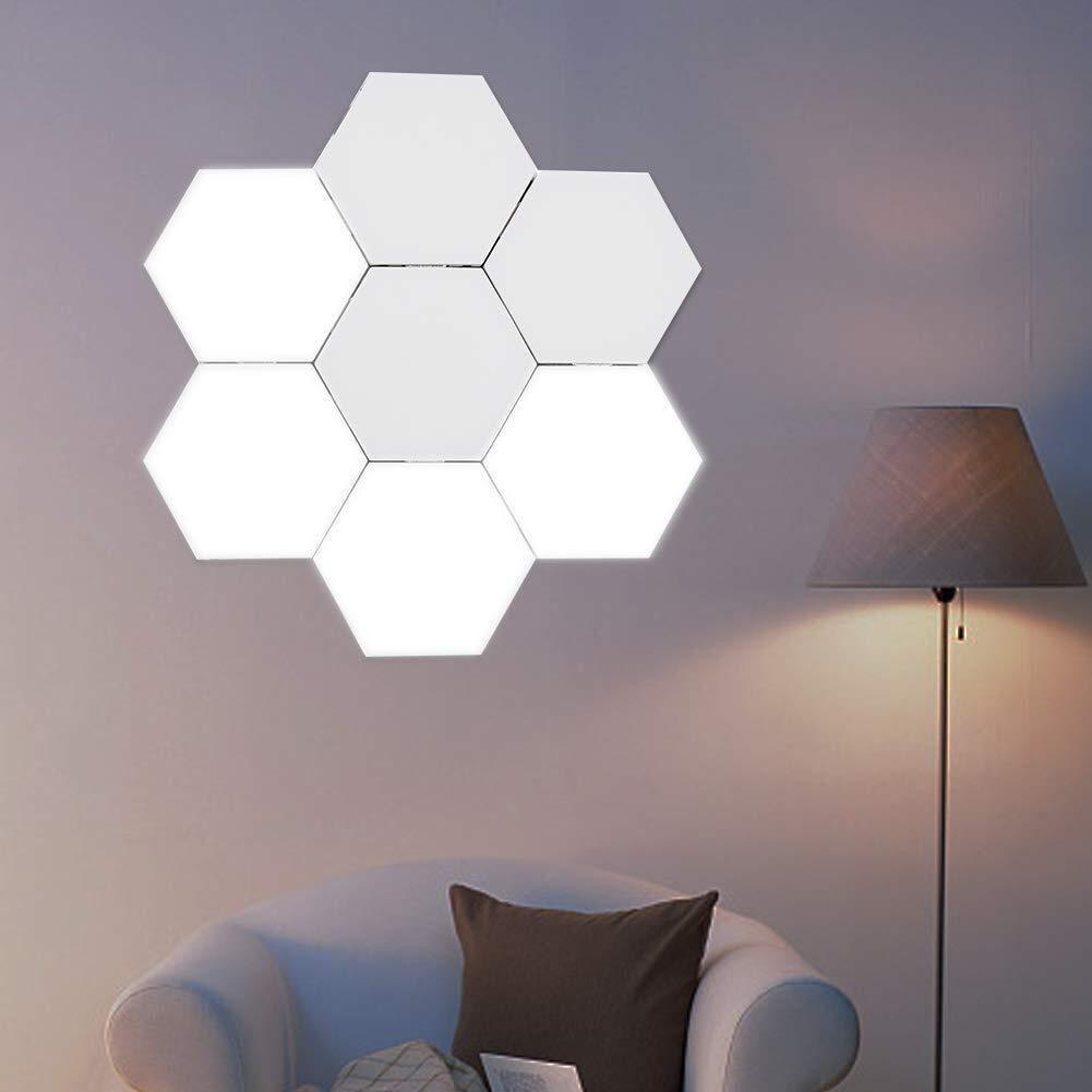 Hexagonal Wall Lamp Creative Assembly LED  Light Smart Dimmable Touch Sensitive