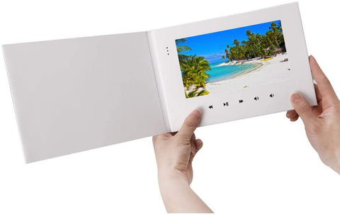 7inch Screen  Universal Brochure Video Greeting Cards Photo Frame