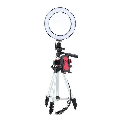 Selfie Ring Light with Tripod Stand and Phone Holder 10 Inches