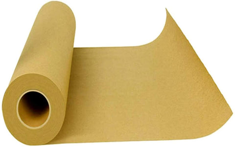 Brown Kraft Paper Roll (44cm X 30m) 80GSM | Biodegradable Recycled Material - Arts & Crafts