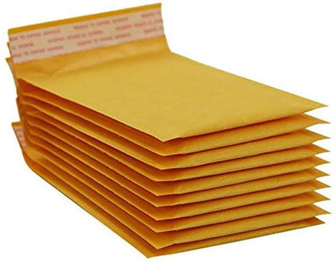 WILLOW Kraft Bubble mailers, Pack of 10 Kraft Paper Cushion envelopes. Exterior Size 15.5 x 20 (15 1/2 x 20)