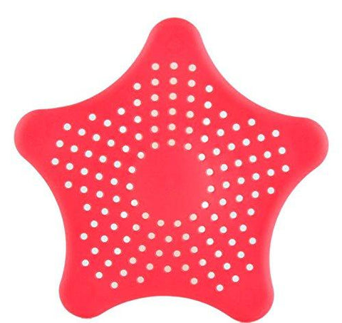 Drainer Basin Shaped Star-Silicone, Black - SquareDubai