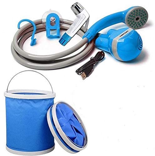 Battery Powered / Rechargeable Bidet with Shower for Camping and Outdoors