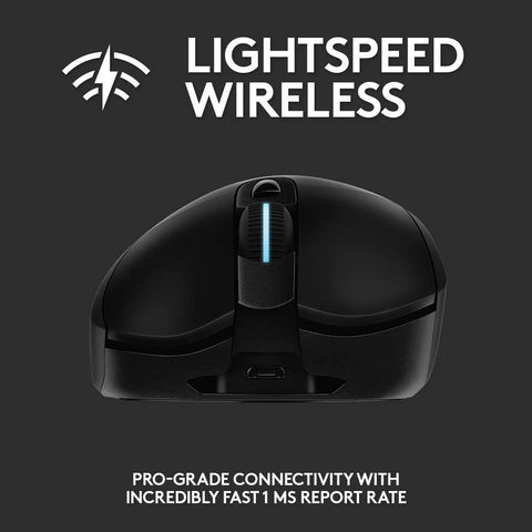 Logitech G703 LIGHTSPEED Wireless Gaming Mouse with HERO 16K Sensor- 2.4GHZ PC MOUSE