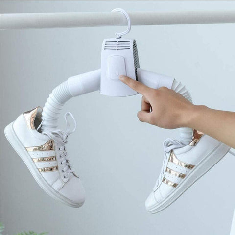 Portable Smart Electric Clothes Shoes Dryer - White