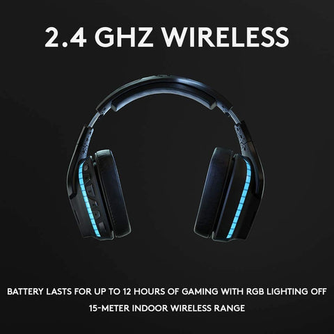 Logitech G935 Wireless 7.1 Surround Sound LIGHTSYNC Gaming Headset  2.4GHZ  PC HEADSET