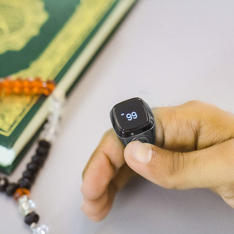 Smart Tasbih Zikr Ring, Muslim Prayer Timing Reminder