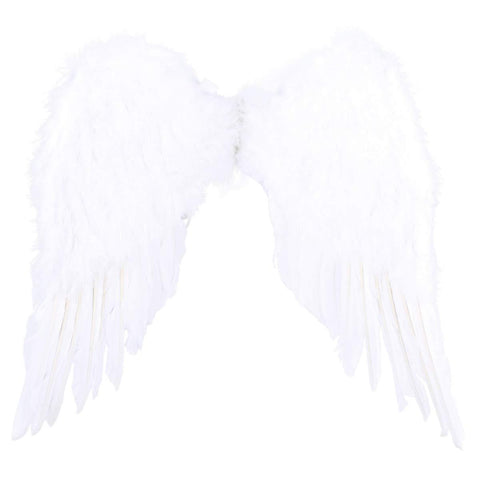 Halloween Accessories Angel Feather Wings for Adults (Size 68x55 Cms) - Willow