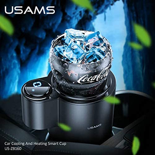 Car Cooling And Heating Smart Cup US-ZB160 (Black) by Usams