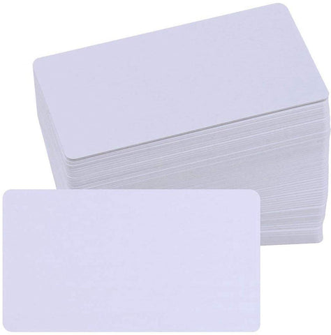 WILLOW 100PCS Blank White Card DIY Multi-use Business Card