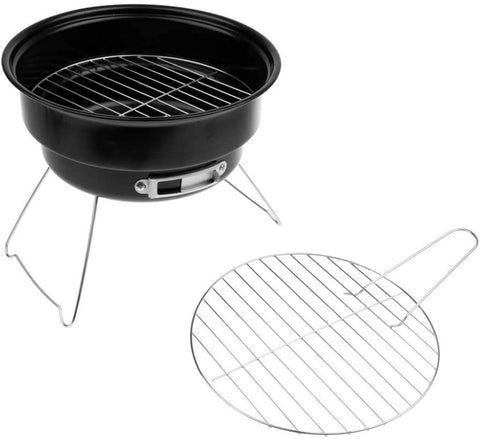 Mini Portable Round Camping BBQ  Grill Stand Stove Outdoor Camping Hiking Travel & Fishing