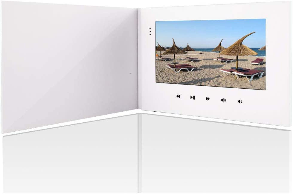 7inch Screen  Universal Brochure Video Greeting Cards Photo Frame