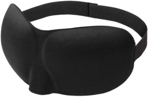 3D Eye Mask  Sleep Eyepatch Blindfold Shield Travel Sleeping Aid (Dark Brown)