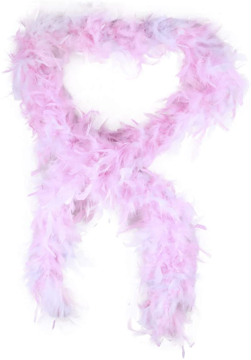 Assorted Colors Costume Party Accessory Feather Boas - Rose