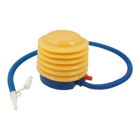 Blue Yellow Plastic Manual Air Pump Inflator Toy