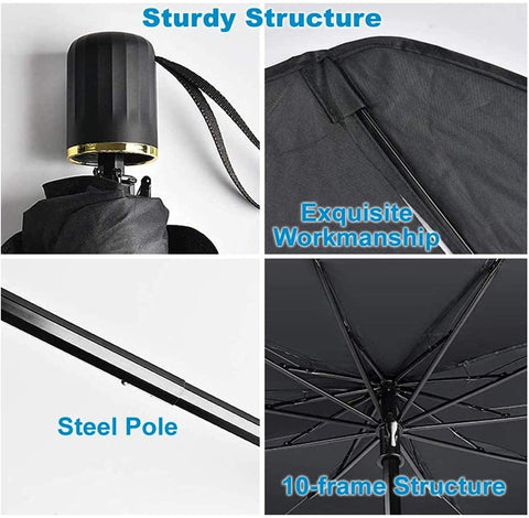 Car Sunshade, Umbrella , Can Keep the Car Cool, Block High Ultraviolet Rays, Sunshade Protection Cover (79x145cm)