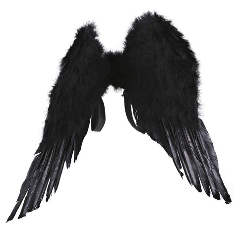 Halloween Accessories Angel Feather Wings for Adults (Size 68x55 Cms) - Willow