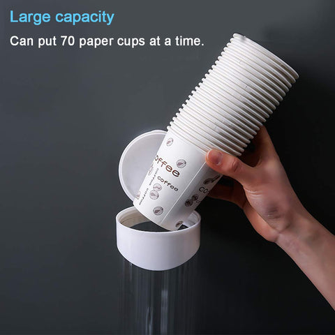 Olmecs Push Button Paper Cup Holder and Dispenser