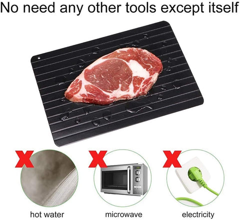 Thawing Plate for Fast Defrosting of Frozen Food