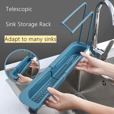 Telescopic Kitchen Sink Sponge Holder