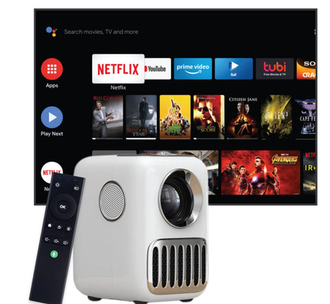 WANBO T2R Max Native 1080P 4K Supported 250 ANSI Led Smart Android 9 Projector