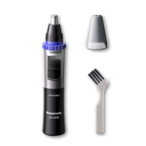 Panasonic Wet/Dry Nose & Ear Hair Trimmer with Vortex Cleaning System-ER-GN30