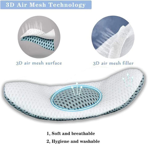 Lumbar Pillow for Sleeping, Air Mesh Back Pillow for Lower Back Pain