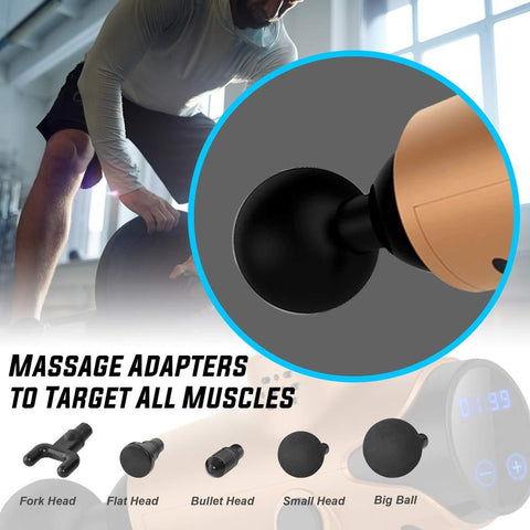 Massage Gun Deep Tissue Muscle Massager Portable Electric Pain Relief Percussion Therapy