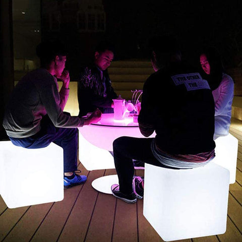 LED CUBE, illuminated LED cube 40 x 40 x 40 Cms