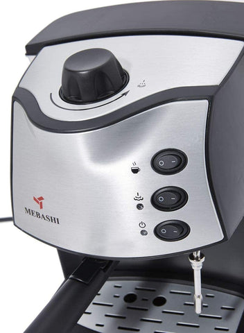 Mebashi Pumb Espresso Coffee Machine 850W ME-ECM2002 Black/Silver/White