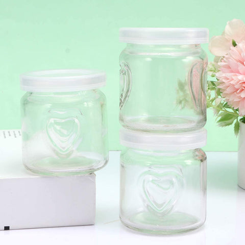 12Pcs Yogurt Jelly Jar Ideal for Jam, Honey, Wedding Favors, Shower Favors, Baby Foods (100ml ) - Willow