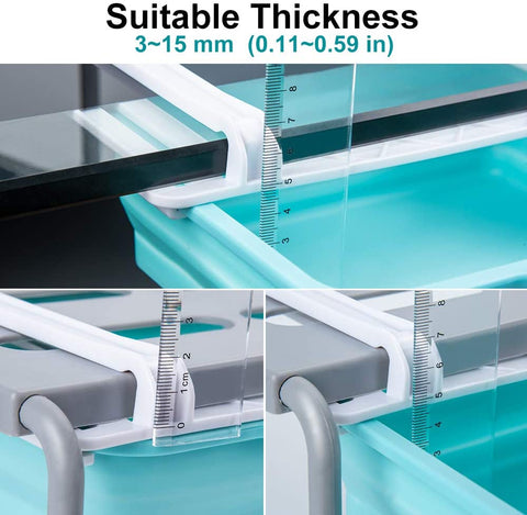 JM-626 Fridge Drawer Organizer Folding Storage Box for Home Kitchen Fridge Space Saver (2pcs) Green