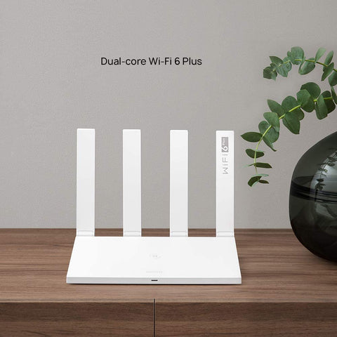 HUAWEI AX3 AX3000 Dual Band Wi-Fi Router, Dual-core Wi-Fi 6 Plus Revolution, Wi-Fi Speed up to 3000 Mbps, Supports Access Point Mode, Parental Control, Guest Wi-Fi
