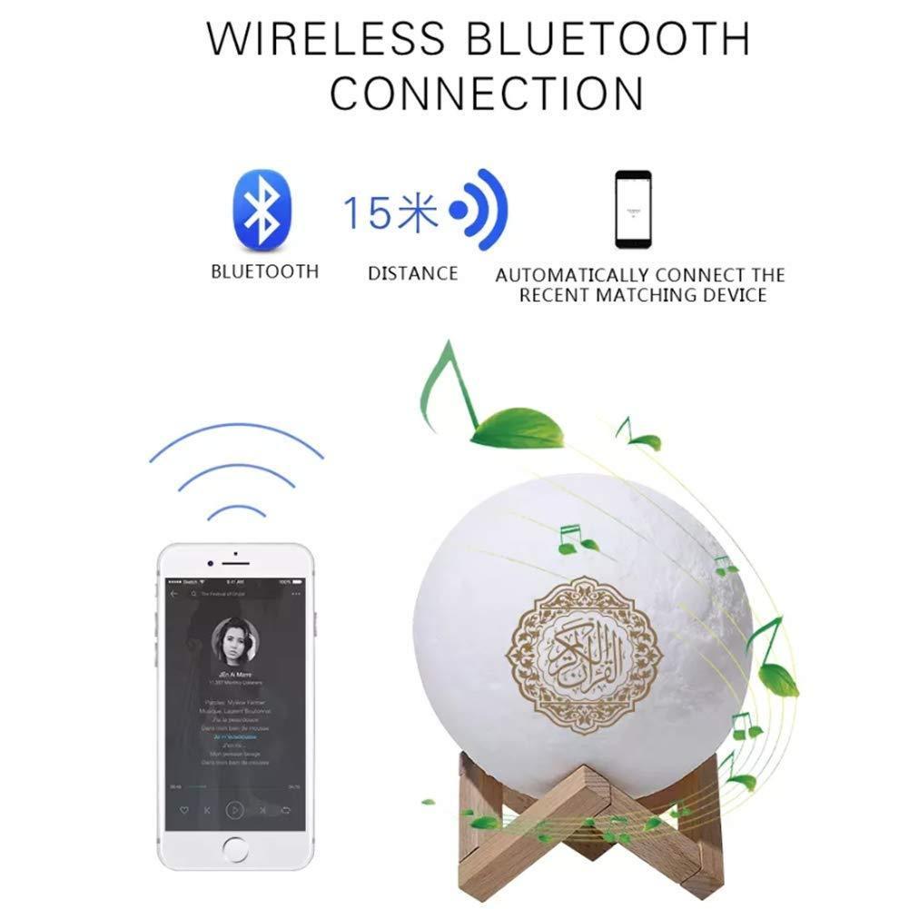 Moonlight Wireless Quran Speaker 20cm 7-Colors