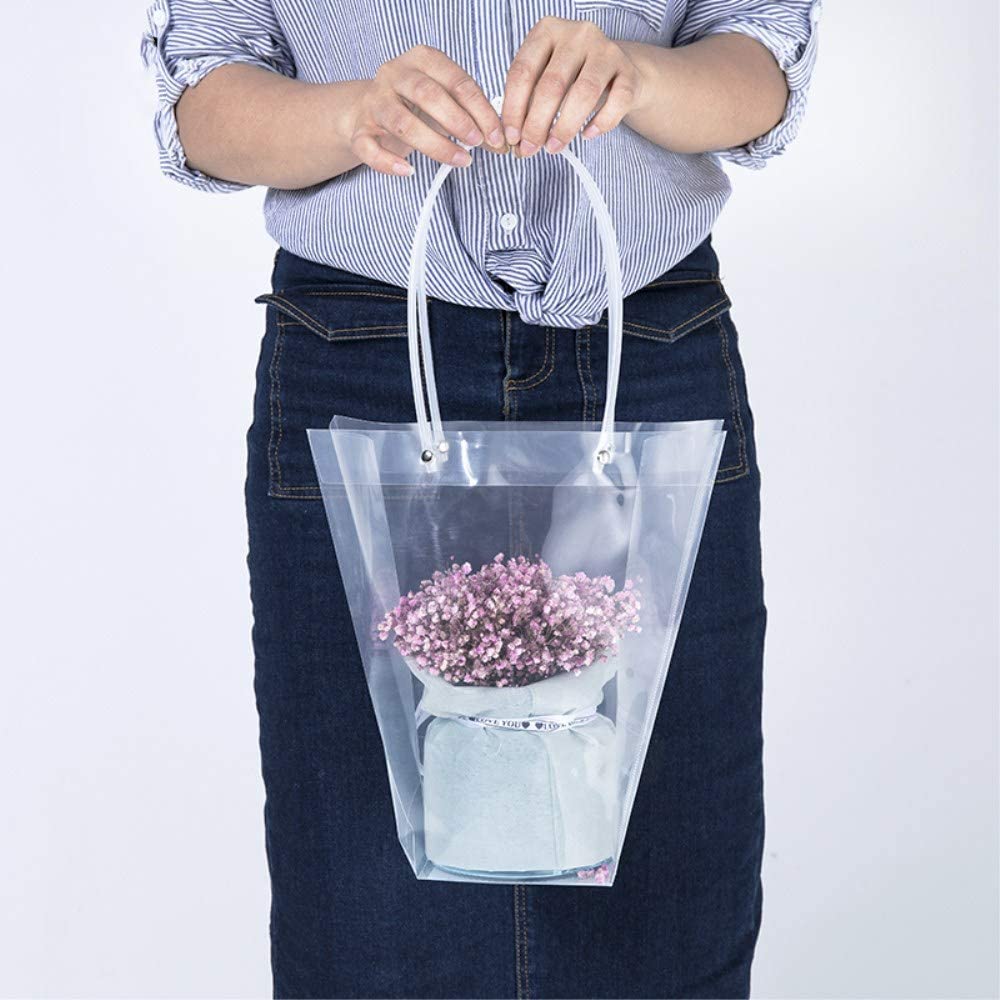 Flower bags with online handles