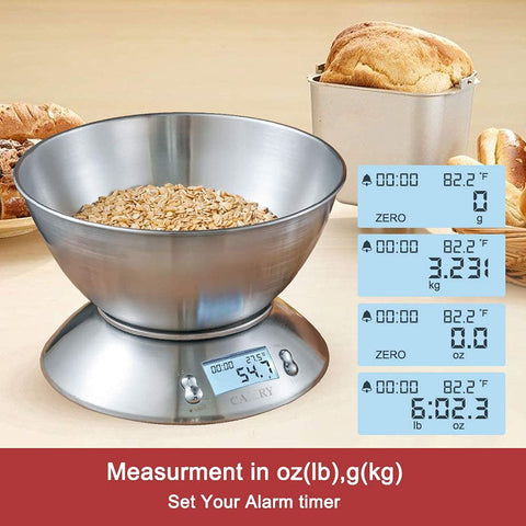 Camry - EK 4150 Digital Kitchen Scale Stainless Steel 5 KG