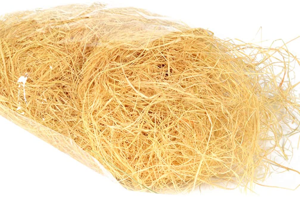 Yellow Shredded Tissue Paper Natural Raffia Filament Shredded Paper for Hampers Basket and Gift Box 180g (15gx12)  - Willow