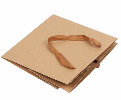 Large Square Kraft Paper Bag 13x13x13 inches (PACK OF 12)