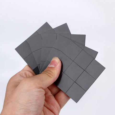 27Pcs Small Magnetic Sheet Adhesive Magnetic Squares Strong Magnet Tape with Adhesive Backing Crafts Magnetic Sheet for DIY, Whiteboards,
