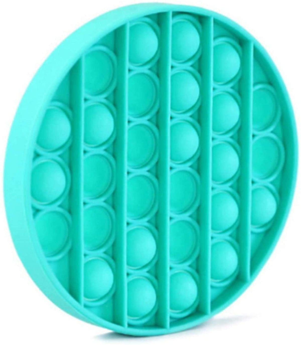 Push Pop Bubble Sensory Fidget Toy 5x5 inch - Round Blue