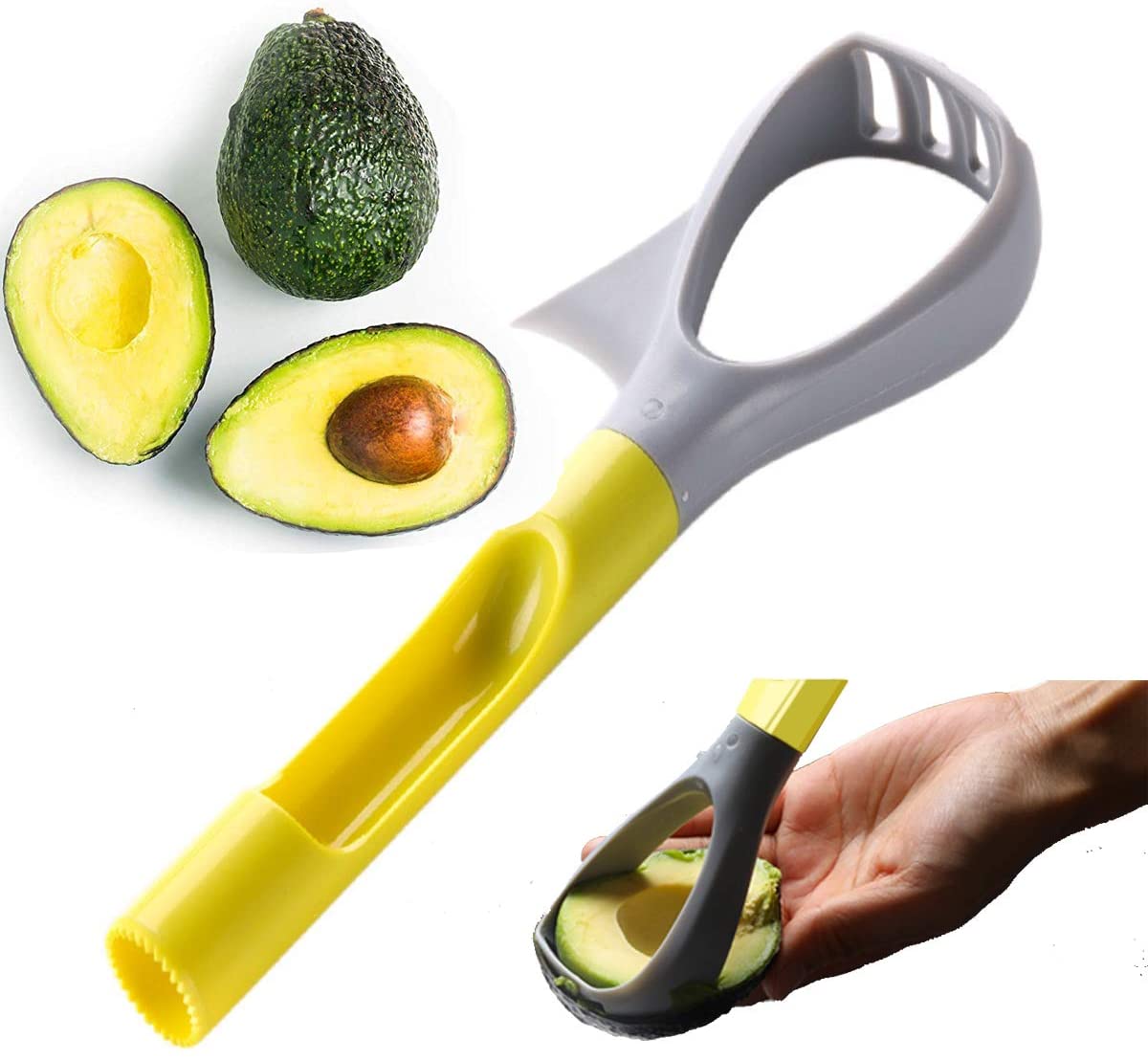 5-in-1 Multifunctional Avocado Tool  Slicer, Pitter, Masher, Splitter and Nuclear Remover Tool