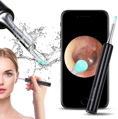 R1 Intelligent Visual Ear Sticks Endoscope 300W High Sensitivity Earpick Mini Camera Otoscope Health Ear Cleaner - Bebird