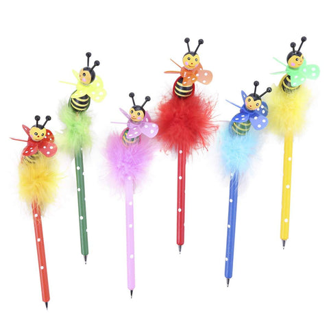 B10009 Lady Bee Pens, Set Of 12 - Daweigao