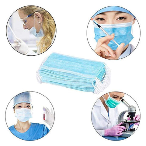 200Pcs Disposable Dust Mask PM2.5 Gauze Mask