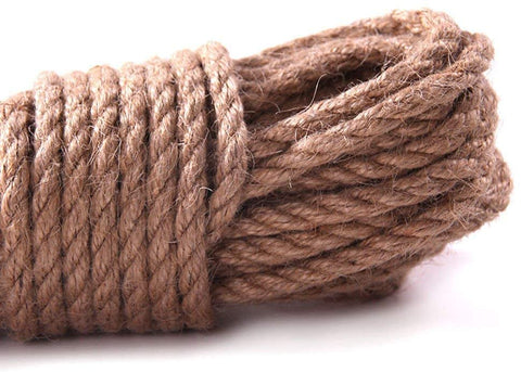 Natural Strong Hemp Rope Cord Jute Twine for Arts Crafts DIY Decoration Gift Wrapping 10 Feet - Willow