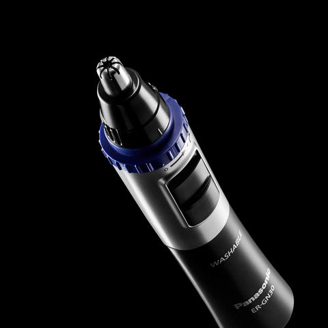 Panasonic Wet/Dry Nose & Ear Hair Trimmer with Vortex Cleaning System-ER-GN30