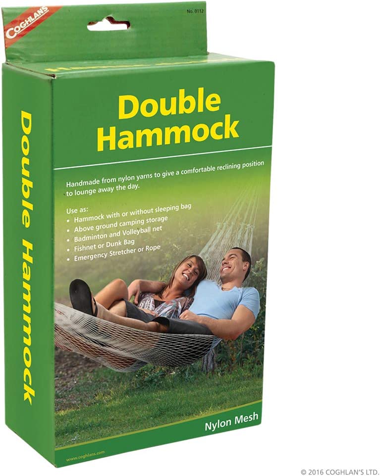 Coghlans-Double Hammock for 2 Adults - Black