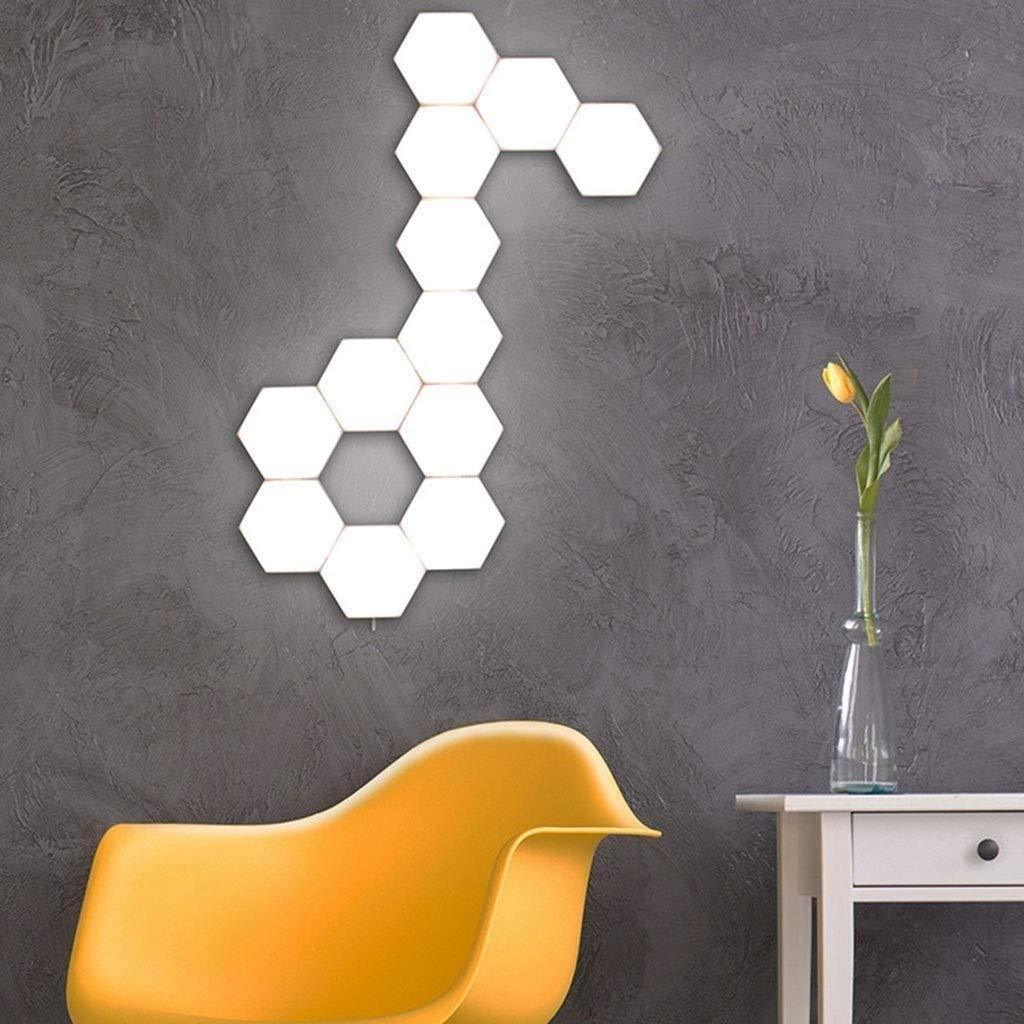Hexagonal Wall Lamp Creative Assembly LED  Light Smart Dimmable Touch Sensitive